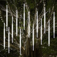 Vikdio Meteor Shower Karácsonyi Kültéri Fényfüzér 864 LED Fehér Vízálló 1