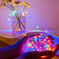 VIKY 2 db LED tündérfény 2m 20 LED időzítővel, elemmel működő dekorációs lámpa 4