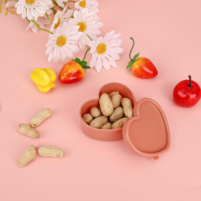 VIKY 8 db-os Mini Ételtároló Szett Fedéllel, 90ml, BPA-mentes Műanyag, Hűtőben Tárolható, Egymásba Rakható, Színes Tárolódobozok