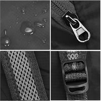 Rucsac pliabil, ultraușor și impermeabil VIKY, 20 l, geantă compactă pentru călătorii și camping, pentru femei, bărbați și copii 5