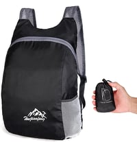 Rucsac pliabil, ultraușor și impermeabil VIKY, 20 l, geantă compactă pentru călătorii și camping, pentru femei, bărbați și copii 1
