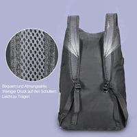 Rucsac pliabil, ultraușor și impermeabil VIKY, 20 l, geantă compactă pentru călătorii și camping, pentru femei, bărbați și copii 4