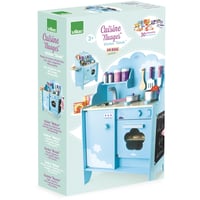 Bucătărie de jucărie pentru copii Vilac 8107 Cucina tra Le Nuvole - Design cu nori albaștri, cu accesorii multicolore 6