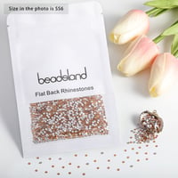 Svijetlozeleni kristalni kamenčići (strass) 1440 kom, za lijepljenje, veličina SS6 - Beadsland 4