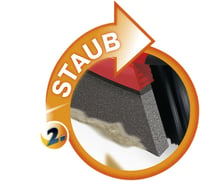 Súprava na zametanie Vileda DuActiva 2 v 1 s mikropenou a lopatkou, s 3-dielnou násadou, červená 5