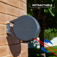 Vileda Dual Cordomatic vyťahovacia šnúra na bielizeň 30 m (2 x 15 m) nástenná, automatické navíjanie, nosnosť 30 kg, na vnútorné aj vonkajšie použitie 6