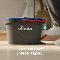 Vileda H2O Pro set za čišćenje s kantom, sustavom s dvije komore i funkcijom centrifugiranja — bez drške (stanje: vidi 2. sliku) 5
