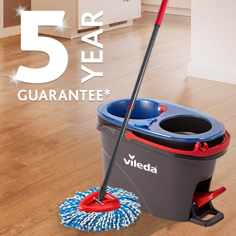 Vileda H2Pro Mop szett vödörrel, kétféle víztartály, mikroszálas felmosó