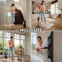 Vileda H2Pro padlótisztító mop szett vödörrel, higiénikus mikroszálas rendszer 10
