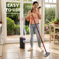 Vileda H2Pro padlótisztító mop szett vödörrel, higiénikus mikroszálas rendszer 6