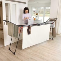 Vileda Infinity Flex Ultimate sušilo za rublje, crno, teleskopsko XXL — slomljena 1 tanja žica (stanje: vidi 2. sliku) 4