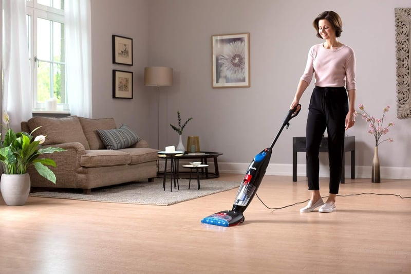 Vileda JetClean 3in1 porszívó és felmosó kemény padlóhoz, szárítás egy lépésben
