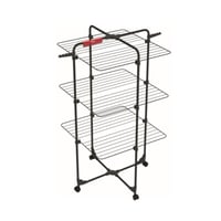 Vileda Mixer 3 Ultimate Tower sušilo za rublje Black Edition – 30 m površine za sušenje, sklopivo, okretni kotačići, držač za čarape, štedi prostor 2