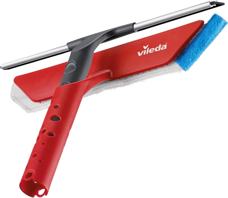 Vileda Professional 2in1 Ablaktisztító Gumival és Mikroszálas Borítással