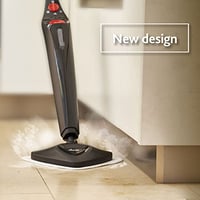 Parný čistič Vileda Steam Plus s návlekom z mikrovlákna, 400 ml nádržka, bez chemikálií, odstráni 99,9 % baktérií a vírusov, nahriatie za 15 sekúnd 2