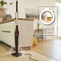 Parný čistič Vileda Steam Plus s návlekom z mikrovlákna, 400 ml nádržka, bez chemikálií, odstráni 99,9 % baktérií a vírusov, nahriatie za 15 sekúnd 6