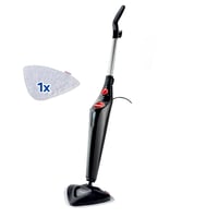 Parný čistič Vileda Steam Plus s návlekom z mikrovlákna, 400 ml nádržka, bez chemikálií, odstráni 99,9 % baktérií a vírusov, nahriatie za 15 sekúnd 1