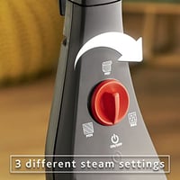 Parný čistič Vileda Steam Plus s návlekom z mikrovlákna, 400 ml nádržka, bez chemikálií, odstráni 99,9 % baktérií a vírusov, nahriatie za 15 sekúnd 4