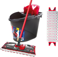Vileda Ultramat Complete szett 2in1 csere padlótörlő fej mikroszálas - 0,99 kg, black/Red, Ultramax set + 1 extra cover 1