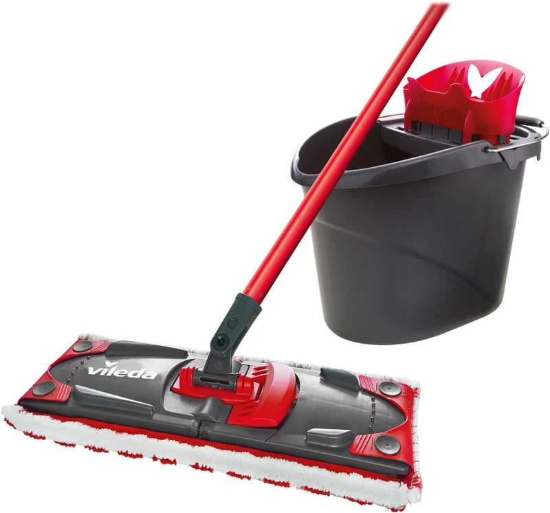 Vileda Ultramax Complete padlótisztító szett vödör és lapos moppal