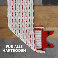 Set mop Vileda Ultramax 2in1 cu rezervă din microfibră și rezervă pentru gresie Tiles Care, cu mâner și găleată PowerPress, pachet Comfort 6