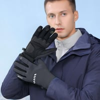 Mănuși de iarnă pentru bărbați Vilico, impermeabile, cu ecran tactil și căptușeală fleece, ideale pentru ciclism, motociclism și schi 7