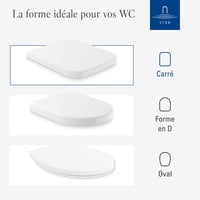 WC sedadlo Villeroy & Boch Architectura, duroplast, hranaté, softclose, odnímateľné – lesklá alpská biela 7