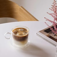 Set 2 pahare pentru cappuccino Villeroy & Boch Artesano Hot & Cold Beverages cu toartă, transparent, rezistent la mașina de spălat vase și microunde, sticlă borosilicată 2