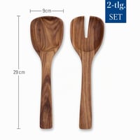 Villeroy & Boch Artesano 2-dielna súprava šalátového náčinia, hnedé agátové drevo, sada varešky a vidličky 3