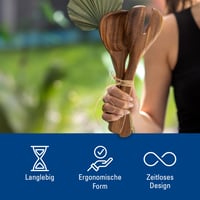 Villeroy & Boch Artesano 2-dielna súprava šalátového náčinia, hnedé agátové drevo, sada varešky a vidličky 5
