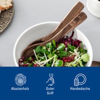 Villeroy & Boch Artesano 2-dielna súprava šalátového náčinia, hnedé agátové drevo, sada varešky a vidličky 2