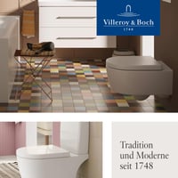 Capac WC Villeroy & Boch Avento cu funcție Soft-Close, formă D, duroplast incasabil, alb alpin, finisaj lucios, înlocuibil 8