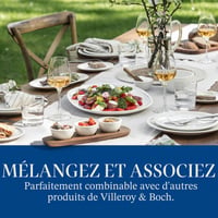Villeroy & Boch Manufacture Rock Blanc, 6-dielna porcelánová jedálenská súprava pre 2 osoby, biela, vhodná do umývačky riadu a mikrovlnnej rúry 6