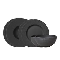 Set 6 farfurii pentru pizza Villeroy & Boch Manufacture Rock, Gri 1