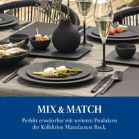 Set 6 farfurii pentru pizza Villeroy & Boch Manufacture Rock, Gri 5