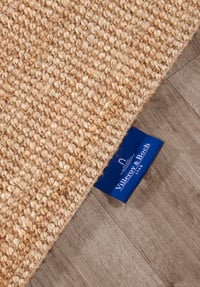 Villeroy & Boch jutový koberec Rosalie – 100 % juta, ručne tkaný, koberec v boho štýle do obývačky a spálne – prírodná zlatá, 80x300 cm 8