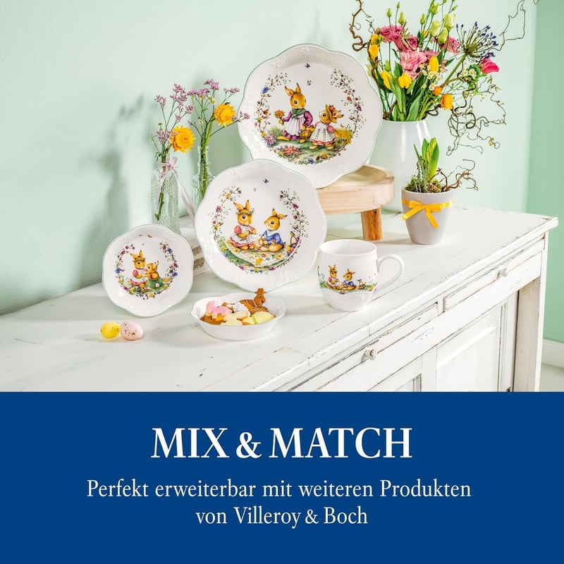 Villeroy & Boch Spring Fantasy 530ml porcelán bögre nyúl mintával