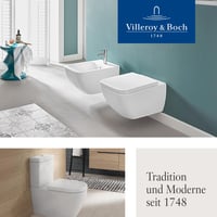 Villeroy & Boch Subway 2.0 Compact WC daska, sjajno bijela, duroplast, sa sporospuštajućim mehanizmom, odvojiva, otporna na lomljenje, D-oblik, originalna zamjenska daska 10