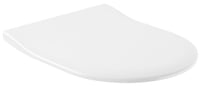 Villeroy & Boch Subway 2.0 SlimSeat WC daska, sjajno bijela, sa sustavom za sporo spuštanje, odvojiva, ultra tanka, otporna na lomove Duroplast, D-oblik, originalna 4