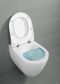 Villeroy & Boch Subway 2.0 SlimSeat WC daska, sjajno bijela, sa sustavom za sporo spuštanje, odvojiva, ultra tanka, otporna na lomove Duroplast, D-oblik, originalna 2