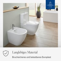 Villeroy & Boch Subway 2.0 WC daska 9M68Q101 s Quick Release spuštajućim šarkama, bijela, kromirana 5