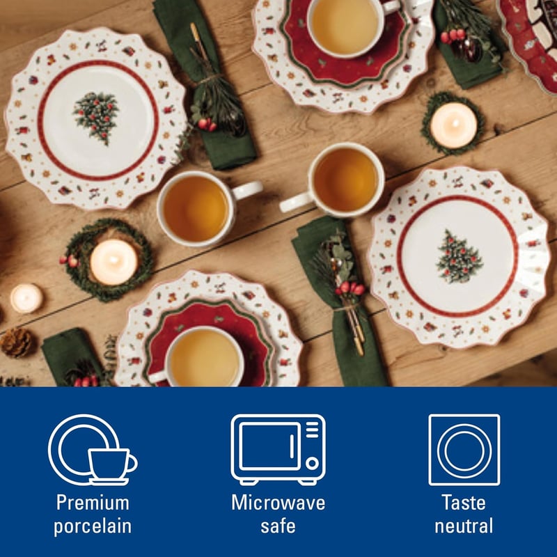 Villeroy & Boch Toy's Delight fehér reggeliző szett 2 személyre 6 részes
