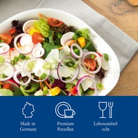 Set de boluri Villeroy & Boch Vapiano Trio, 6 piese, porțelan premium, compatibil cu mașina de spălat vase și cuptorul cu microunde, alb 5