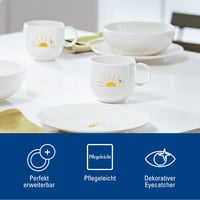 Villeroy & Boch With Love Hello Sunshine bijela šalica za kavu - sigurna za perilicu posuđa i mikrovalnu pećnicu, poklon od vrhunskog porculana 5