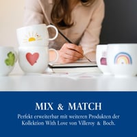 Villeroy & Boch With Love Hello Sunshine bijela šalica za kavu - sigurna za perilicu posuđa i mikrovalnu pećnicu, poklon od vrhunskog porculana 6