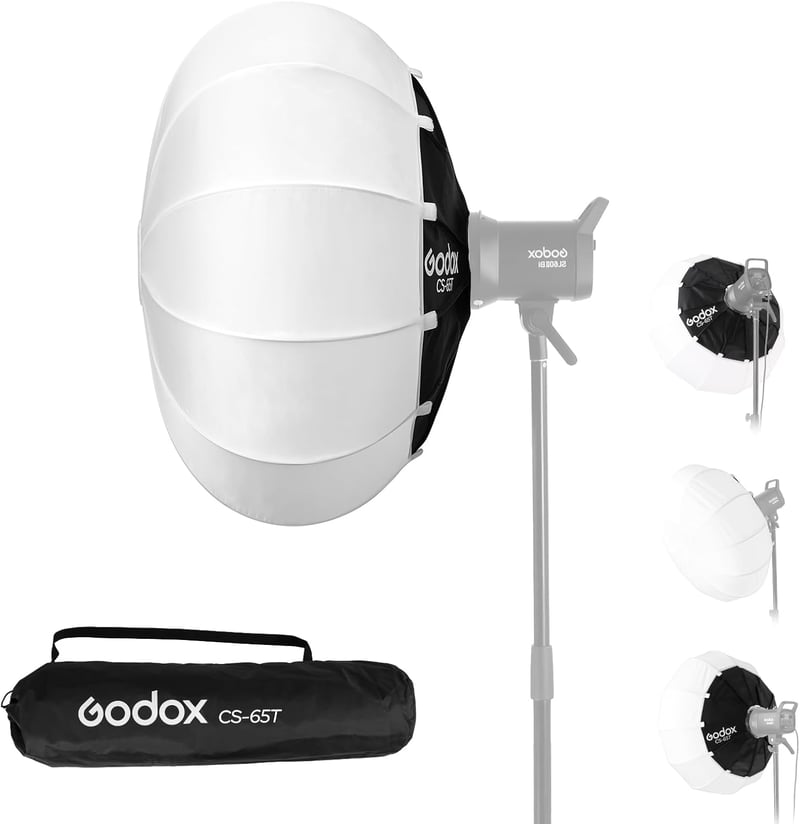 VILTROX 65 cm 26 inch lámpaernyő softbox Bowens rögzítéssel Godox SL60W M300