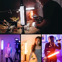 VILTROX H18 RGB LED lámpa stick 2800-6800K dimmer tripod állvánnyal YouTube TikTok streaming 7