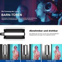VILTROX H18 RGB LED lámpa stick 2800-6800K dimmer tripod állvánnyal YouTube TikTok streaming 3