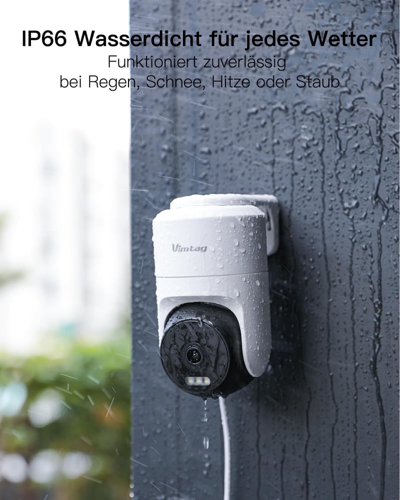 VIM TAG 2.5K 5G WiFi Kültéri Biztonsági Kamera 360° PTZ Éjszakai Látás