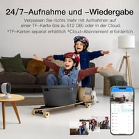 VIM TAG 2.5K WiFi Kültéri Biztonsági Kamera, Színes Éjjellátó, Mozgásérzékelés, IP66, Alexa 6